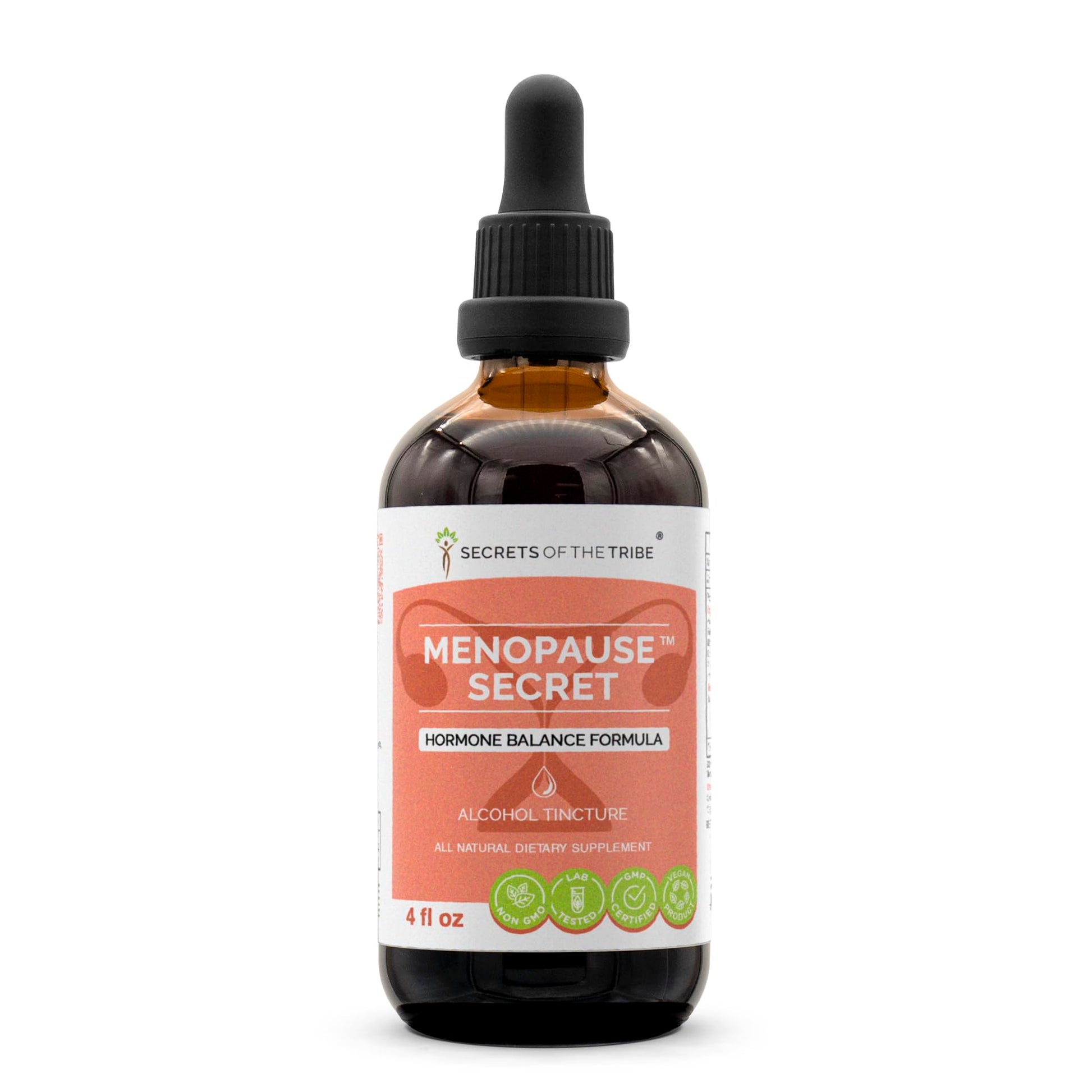 Secrets of the Tribe - Menopause Secret, Herbal Supplement Blend Drops Alcohol Liquid Extract