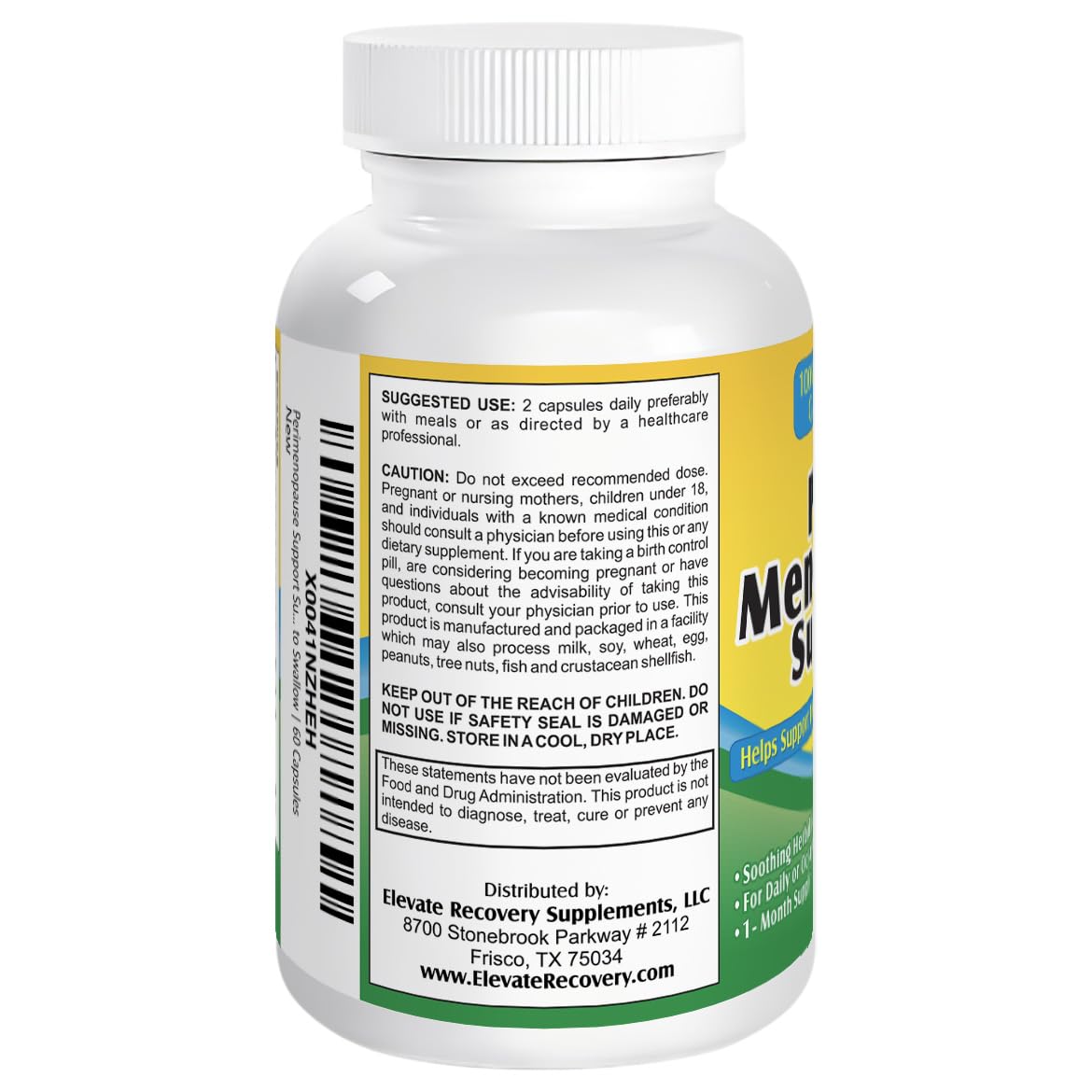2-Month Perimenopause Support Supplement (All-in-1) Herbal Extract Relief Formula with 12 Active Ingredients - AB Mystery