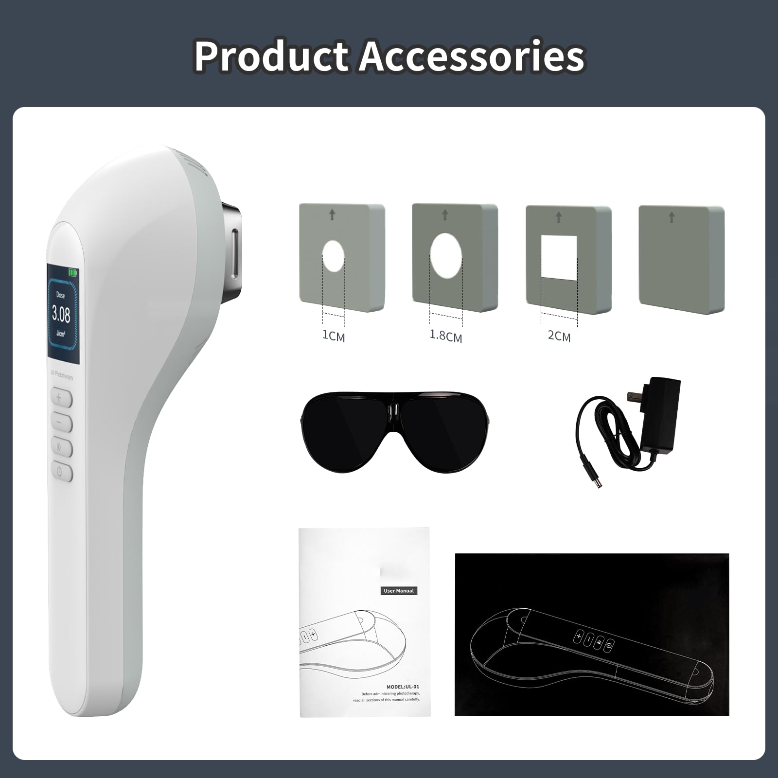 HaSoCare Phototharepy Light, UV Light for Home Use - AB Mystery