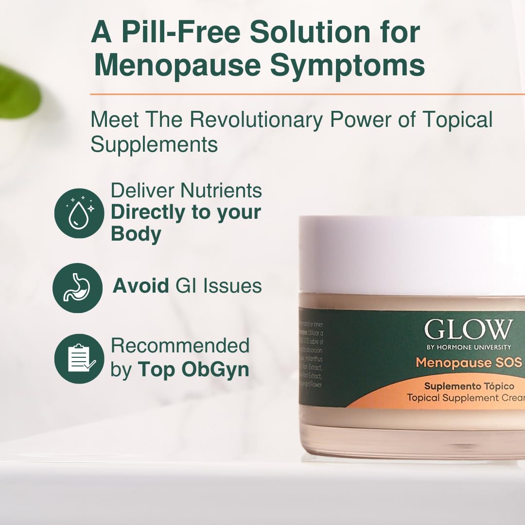 Glow Botanica | Real Wild Yam Cream for Perimenopause & Menopause Relief - Hormone-Free & Endocrine - AB Mystery