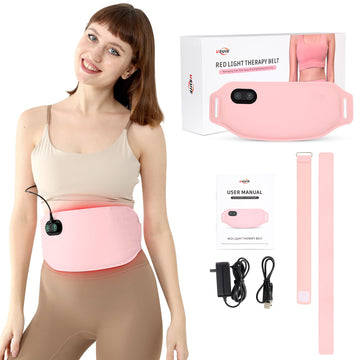 Red Light Therapy Belt for Body, Infrared Light Therapy for Pain Relief, Waterproof Red Light Therapy