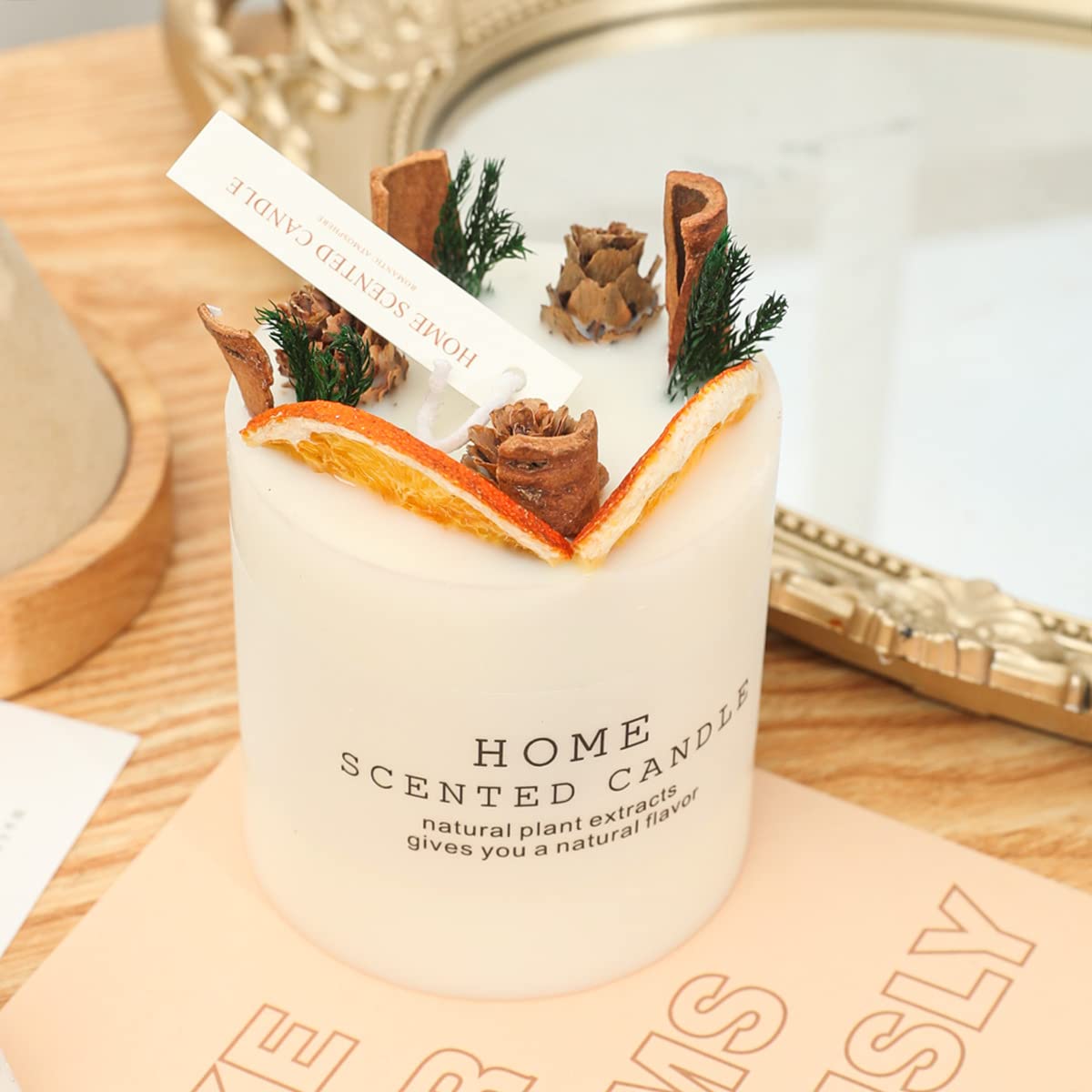 Candles Clearance | Eucalyptus & Orange Aromatherapy Candles | 10 oz Scented Candles - AB Mystery