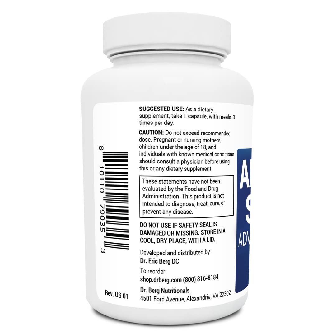 Dr. Berg’s Adrenal Stress Advanced Formula - Adrenal Support Supplements for Stress - AB Mystery