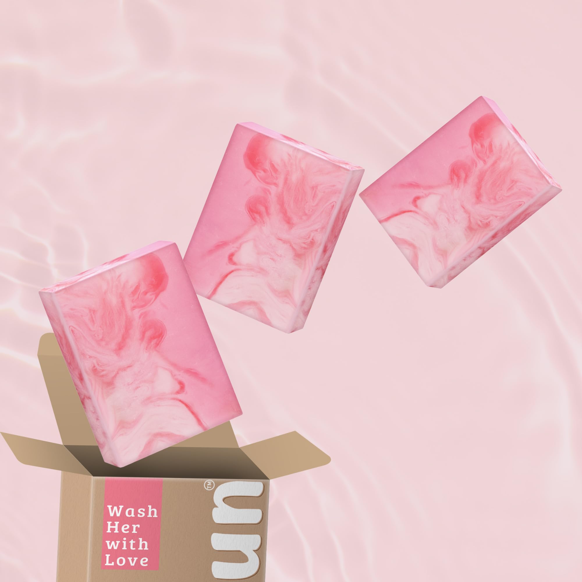 Muun Yoni Soap Bar - Pack 3 Ph Balance Probiotics & Natural Ingredients - Gentle Cleansing Formula - AB Mystery