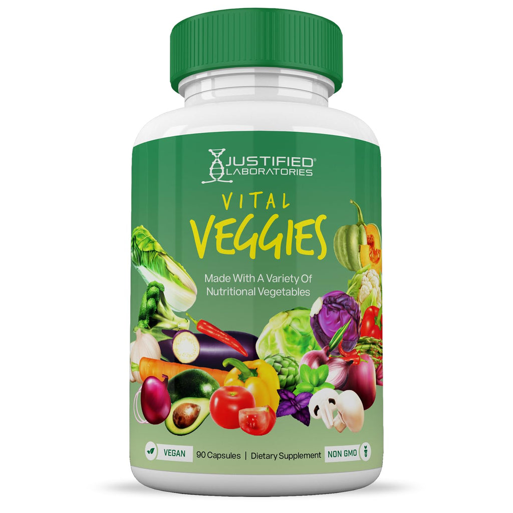 (6 Pack) Vital Fruits and Veggies Supplement Whole Food Red & Green Superfoods - AB Mystery