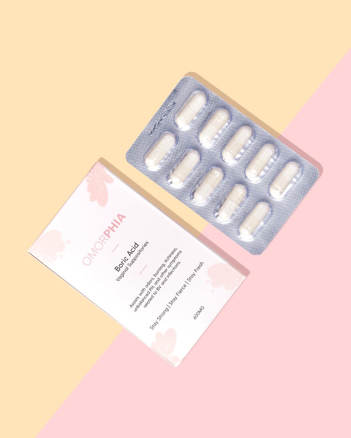 Omorphia Boric Suppositories - Powerful and Effective Approach - Promotes a Healthy Enviroment - AB Mystery