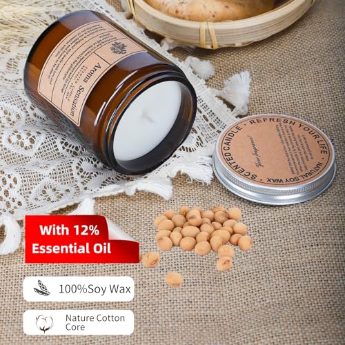 Scented Candles Gift,Aromatherapy Candles,Scented Candle Stress Relief and Relax for Home Bedroom Gift - AB Mystery