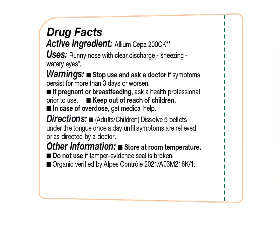 OLLOIS Allium Cepa 200ck Organic & Lactose-Free Homeopathic Medicine, 80 Pellets (Pack of 1) - AB Mystery