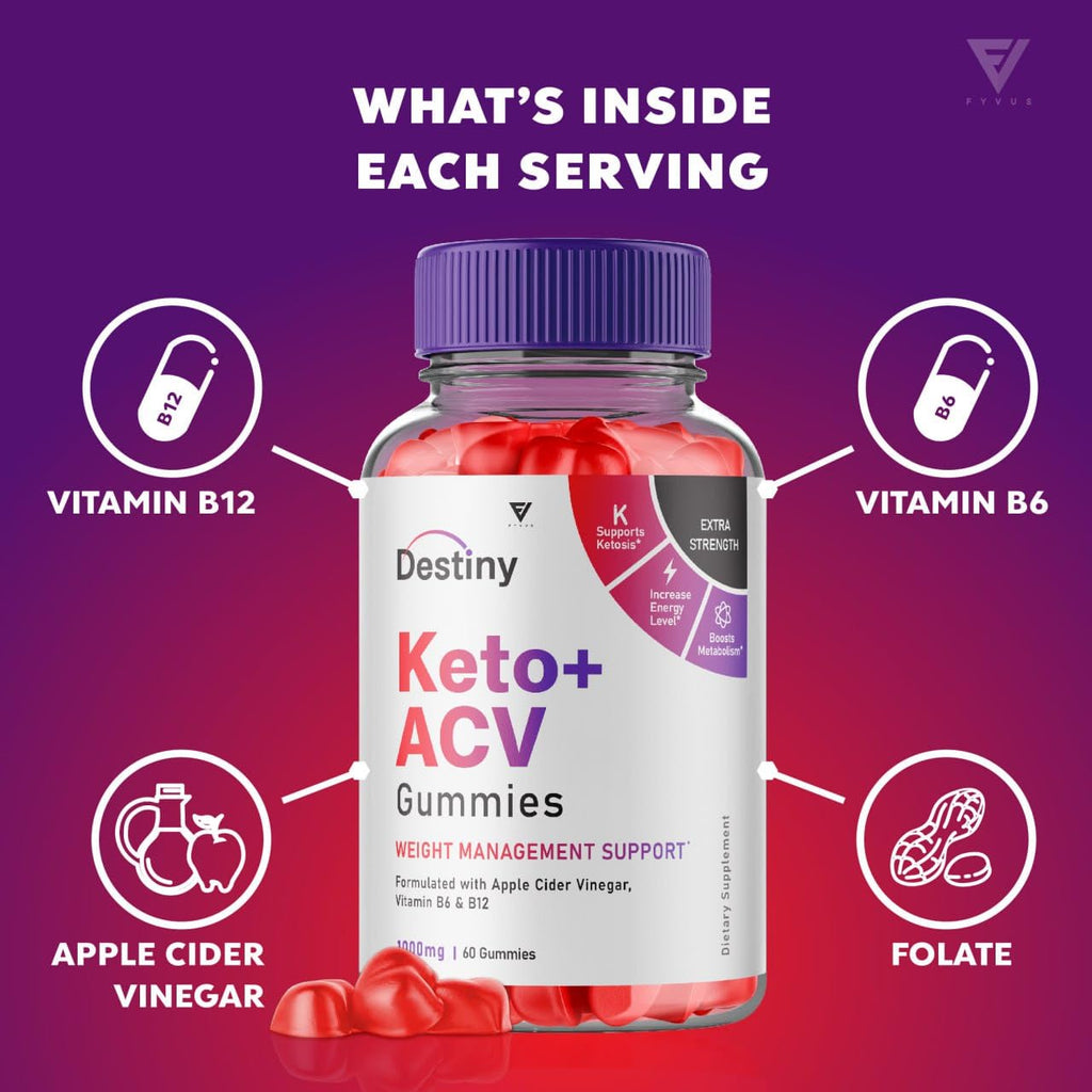 (3 Pack) Destiny Keto ACV Gummies Advanced Weight Loss, Destiny Keto Gummies Kelly