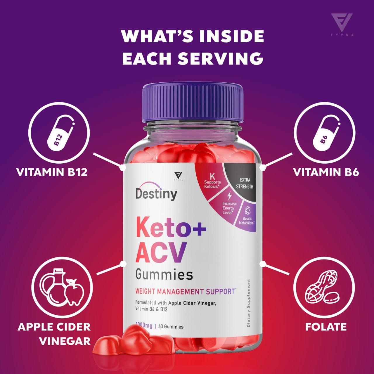 (3 Pack) Destiny Keto ACV Gummies Advanced Weight Loss, Destiny Keto Gummies Kelly