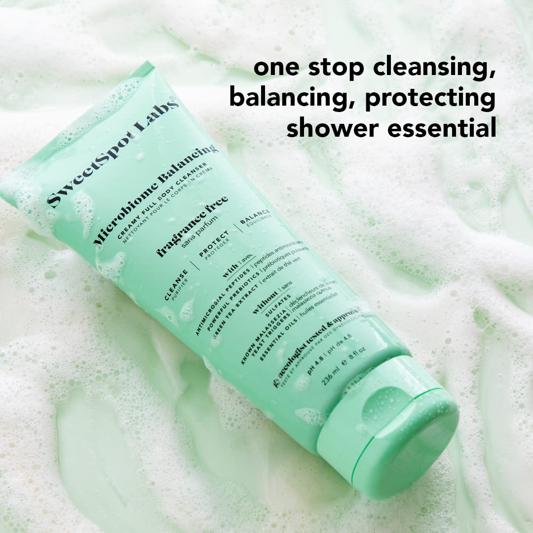 SweetSpot Labs Microbiome Balancing Feminine Wash, Clean, Gynecologist Tested & Approved - AB Mystery