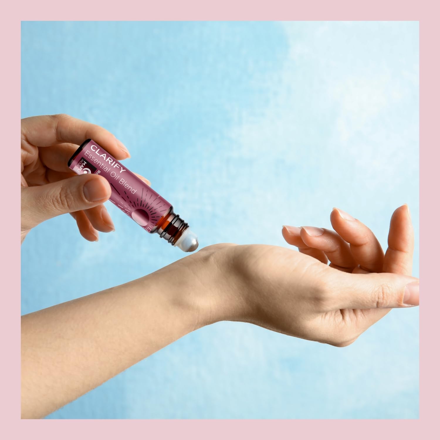 Headache Essential Oil Roll On - Clarify Essential Oil Blend Headache Roll On with Aromatherapy Oils - AB Mystery