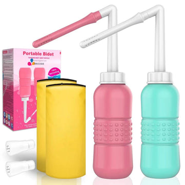 LZXIYUE 2PCS 2-in-1 Peri Bottle Feminine Care for Women,Reusable Portable Bidet for Travel