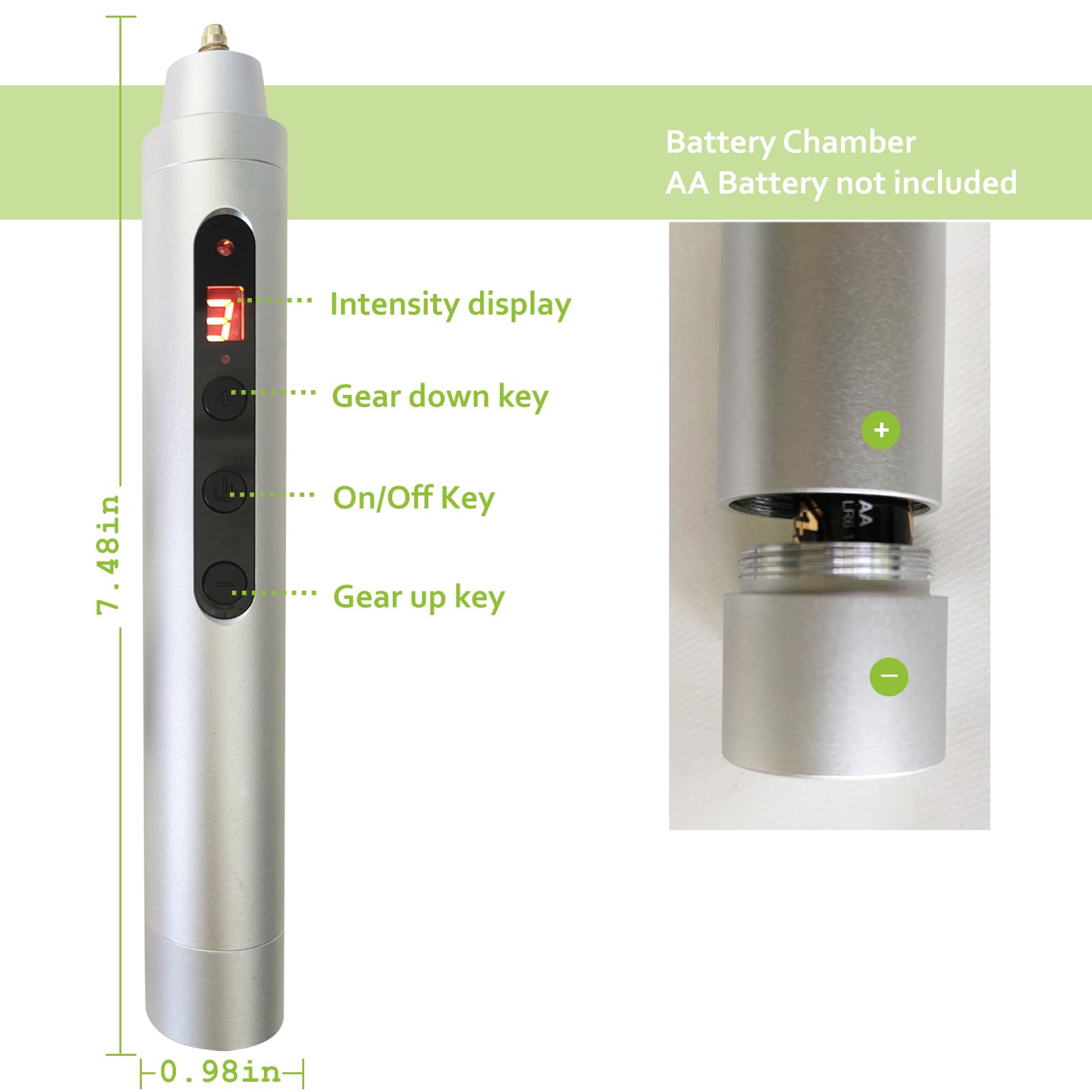 Global Care Market Meridians Energy Pen - Electronic Meridian Acupuncture Massage Pen - AB Mystery