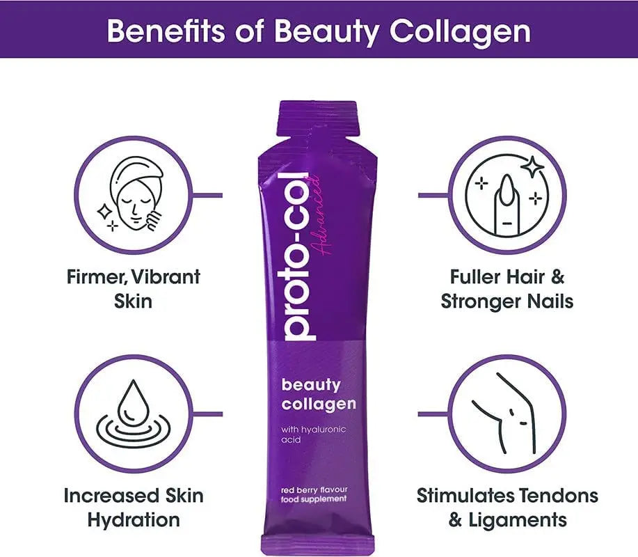 Proto-Col Beauty Collagen Supplements for Women - 10,000mg Bovine Collagen - AB Mystery