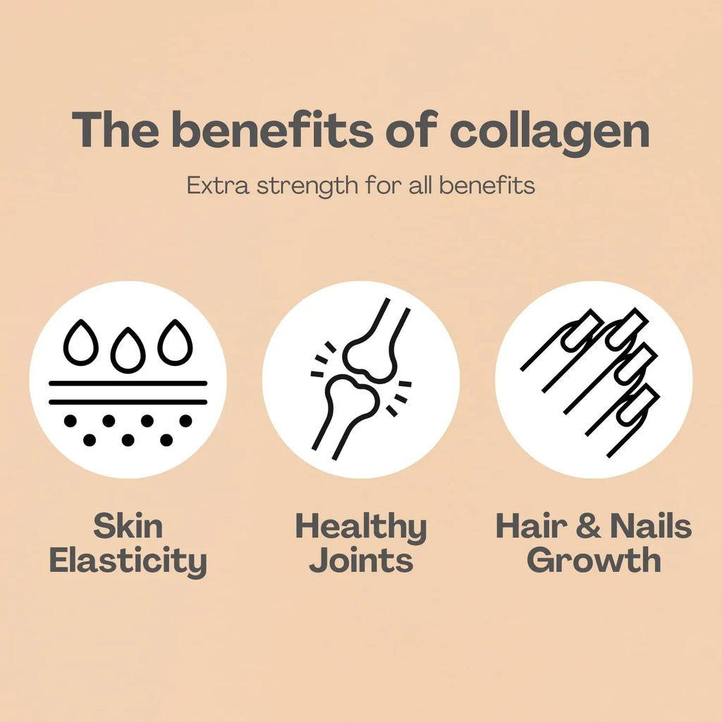 2800mg Marine Collagen Capsules – Highest Strength Type 1 Hydrolysed Collagen with Hyaluronic Acid and Vitamin C Miracle Greens