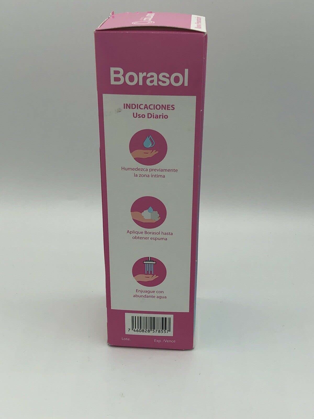 JEANNETTE Borasol Liquid Antiseptic Refreshing Femenine Wash 8 FL. Oz. (240ml) - AB Mystery