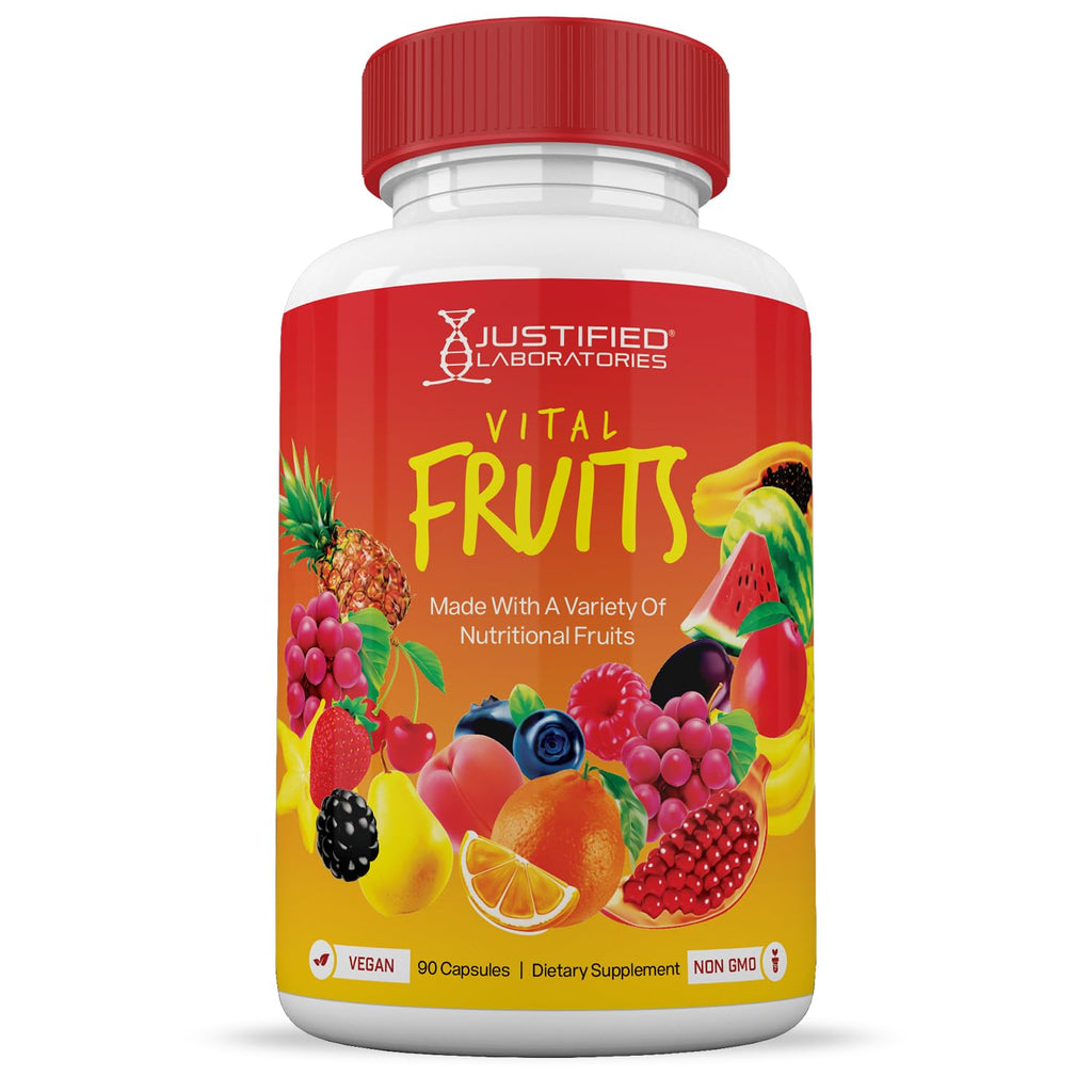 (6 Pack) Vital Fruits and Veggies Supplement Whole Food Red & Green Superfoods - AB Mystery