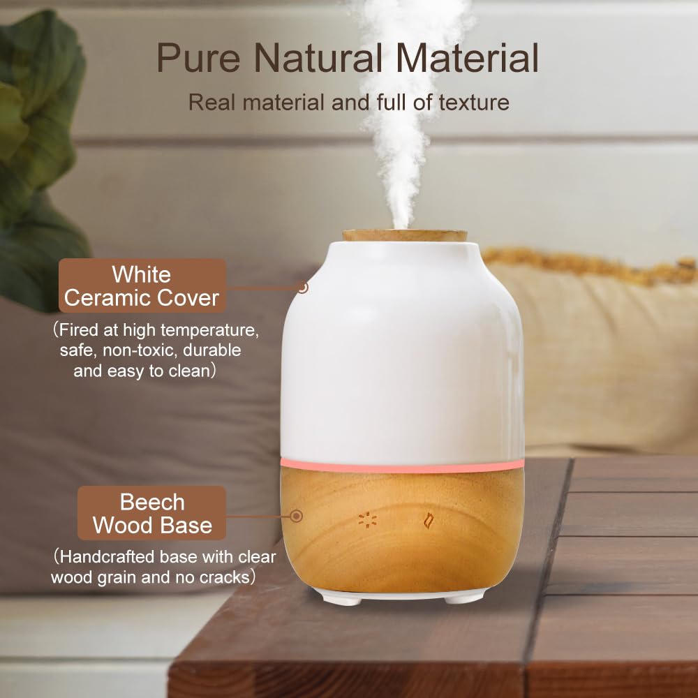 Ceramic Essential Oil Diffusers for Home, Premium Stone Diffusers for Essential Oils Large Room - AB Mystery