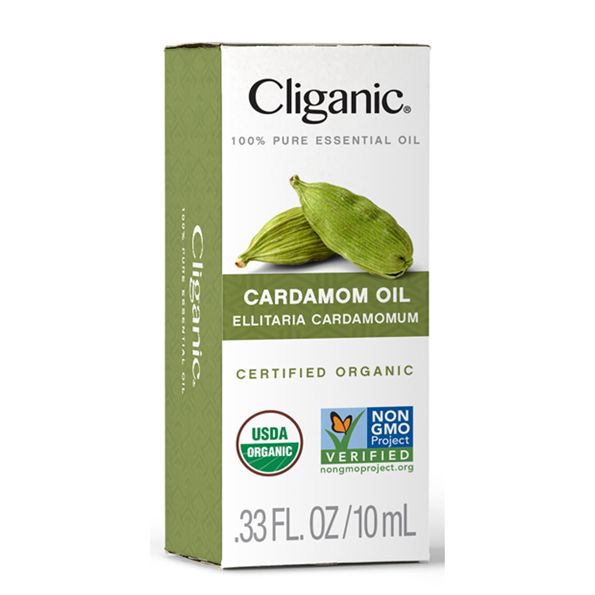 Cliganic Organic Cardamom Essential Oil - 100% Pure Natural for Aromatherapy Diffuser - AB Mystery