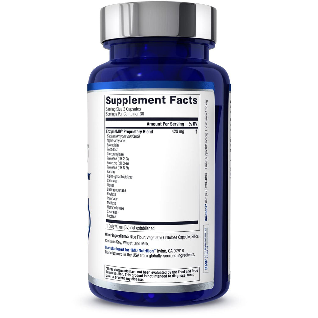 1MD Nutrition EnzymeMD - Digestive Enzymes Supplement - Doctor Formu - AB Mystery