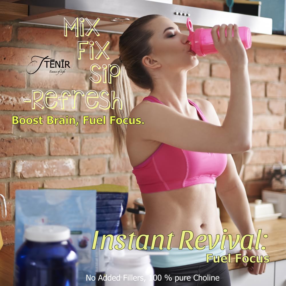 TĒNĪR Essence of Life Pure Choline Food Grade | Non-GMO, Keto-Friendly | Postnatal Multivitamin TĒNĪR Essence of Life