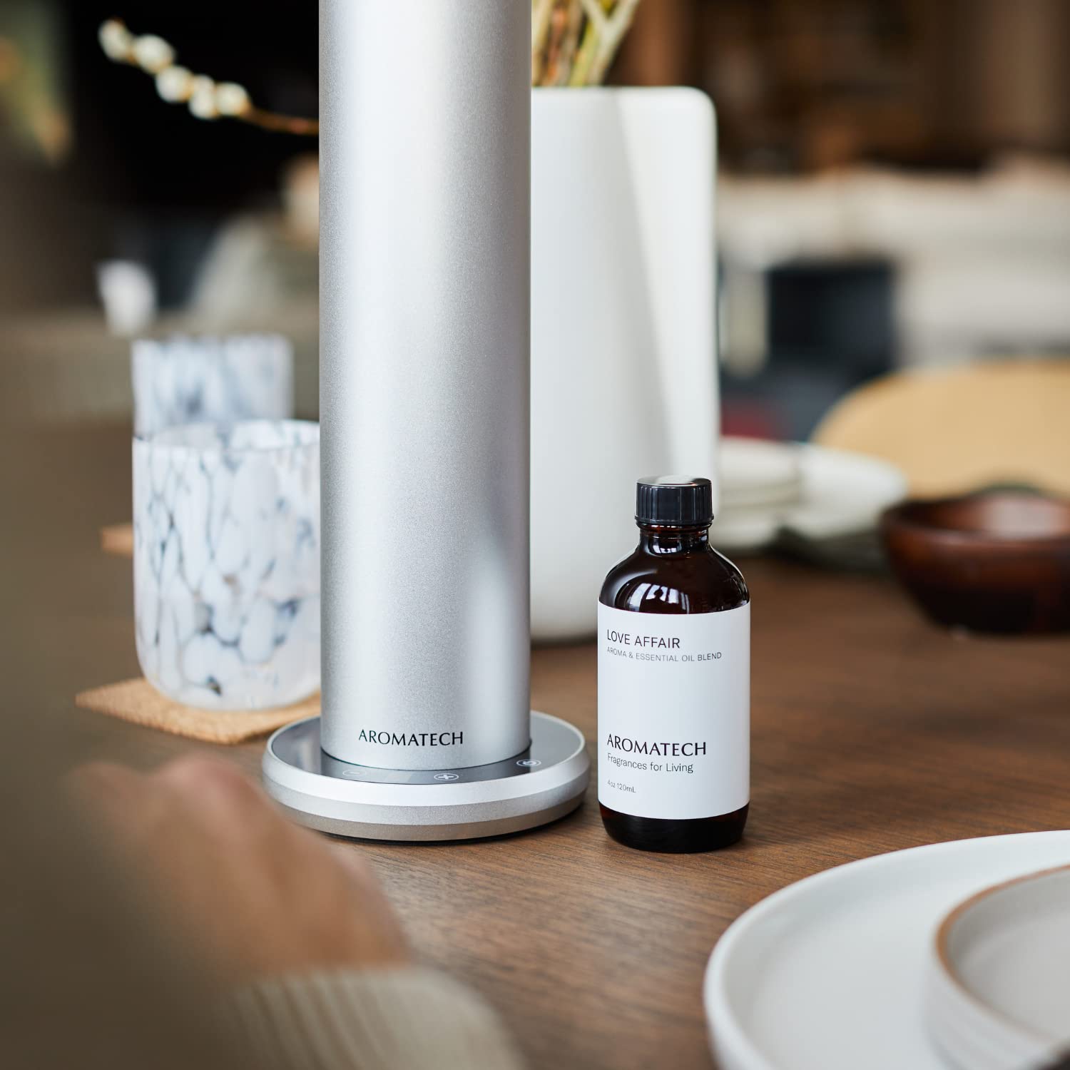 AromaTech Love Affair Aroma Essential Oil Blend, Pure Aromatherapy Diffuser Oil with Jasmine - AB Mystery