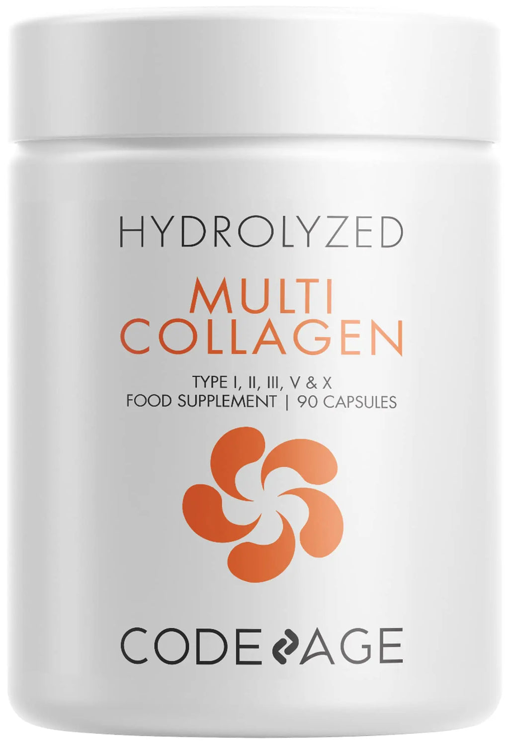 Codeage Multi Collagen Protein Capsules, Type I, II, III, V, X, Grass Fed & Hydrolyzed Collagen Pills Supplement
