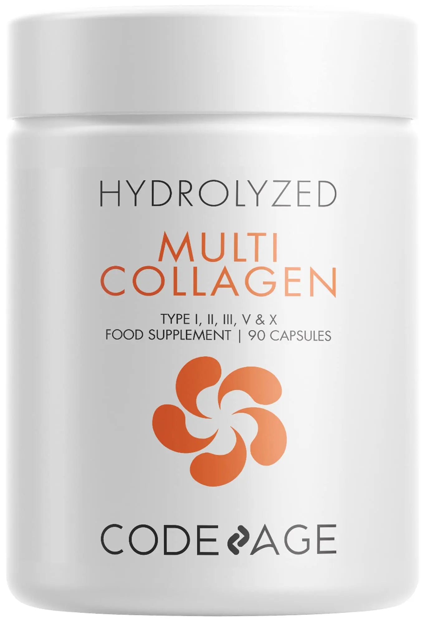 Codeage Multi Collagen Protein Capsules, Type I, II, III, V, X, Grass Fed & Hydrolyzed Collagen Pills Supplement