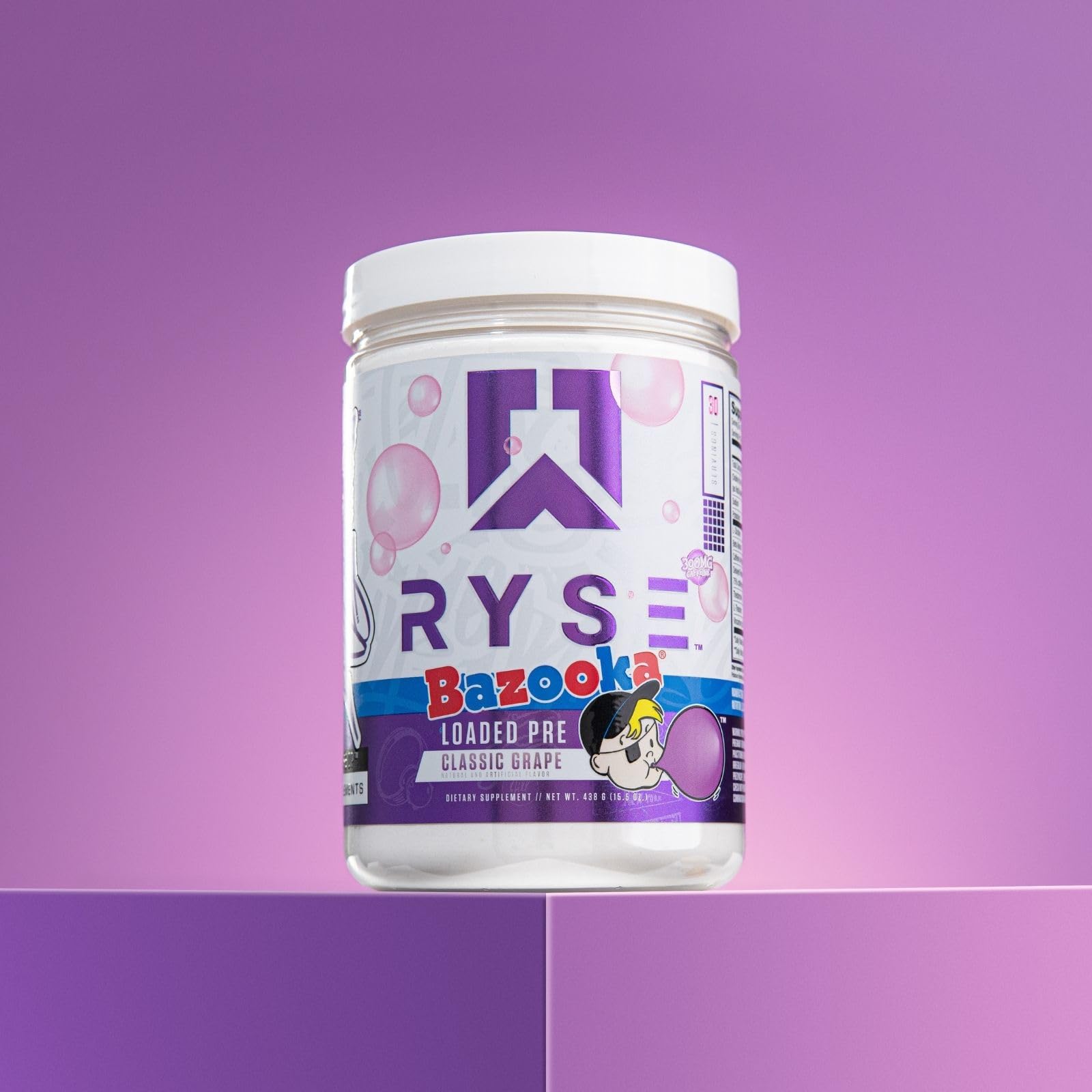RYSE Up Supplements Loaded Pre Workout Powder Supplement for Men & Women - AB Mystery
