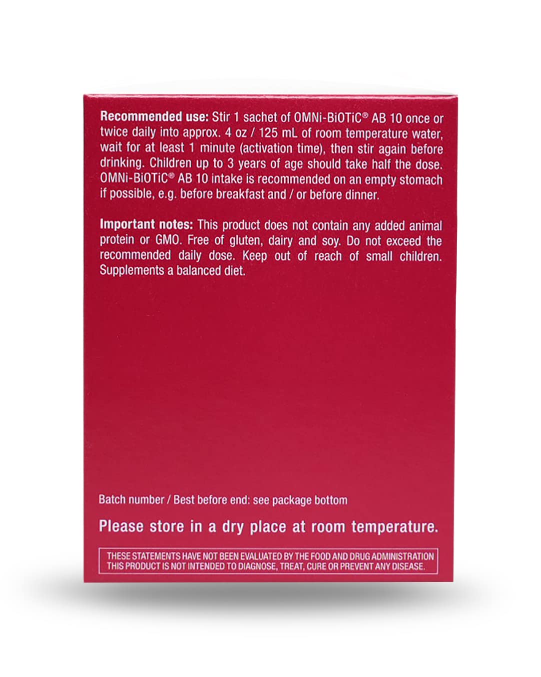 OMNi BiOTiC AB 10 - Clinically Tested Restorative Probiotic - Supports & Restores Gut Flora & Digestion - AB Mystery