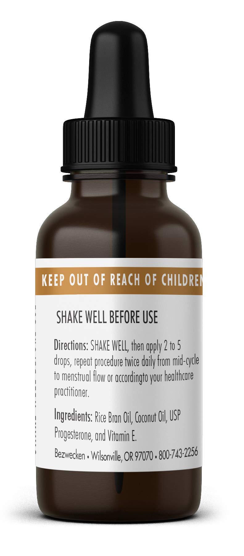 Bezwecken - ProgonB-L 4X - 10mL Topical Oil Blend - Professionally Formulated PMS & Pre-Menopause - AB Mystery