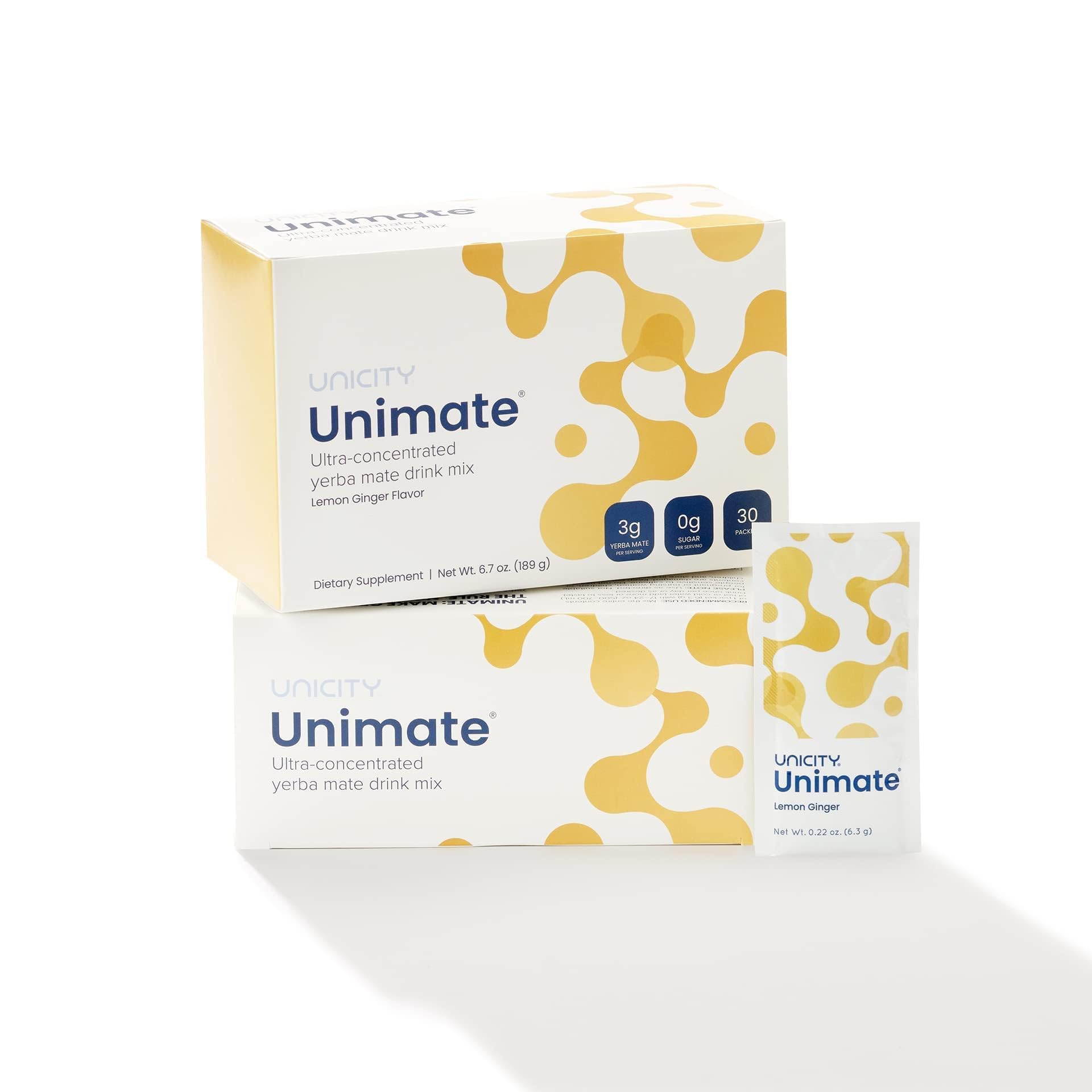 Unicity UNIMATE (Lemon Ginger, 30 Pouches) - AB Mystery