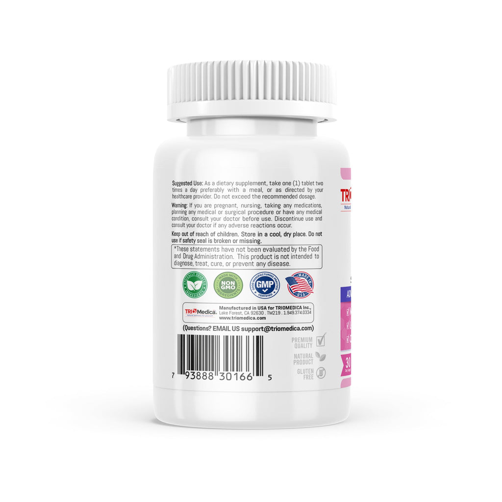 FertilKey-F Forte | Women's Fertility Blend | CoQ10, Myo-Inositol, Iron, Selenium | Boosts Fertility TRIOMEDICA