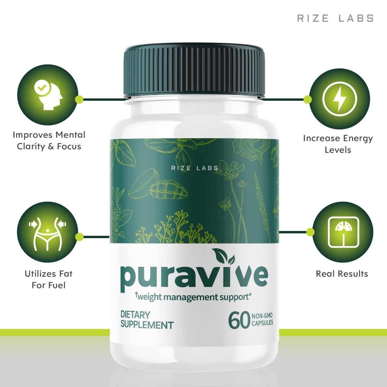 (5 Pack) Puravive Weight Health Pills, Puravive Exotic Rice Capsules Reviews, Purevive Weight