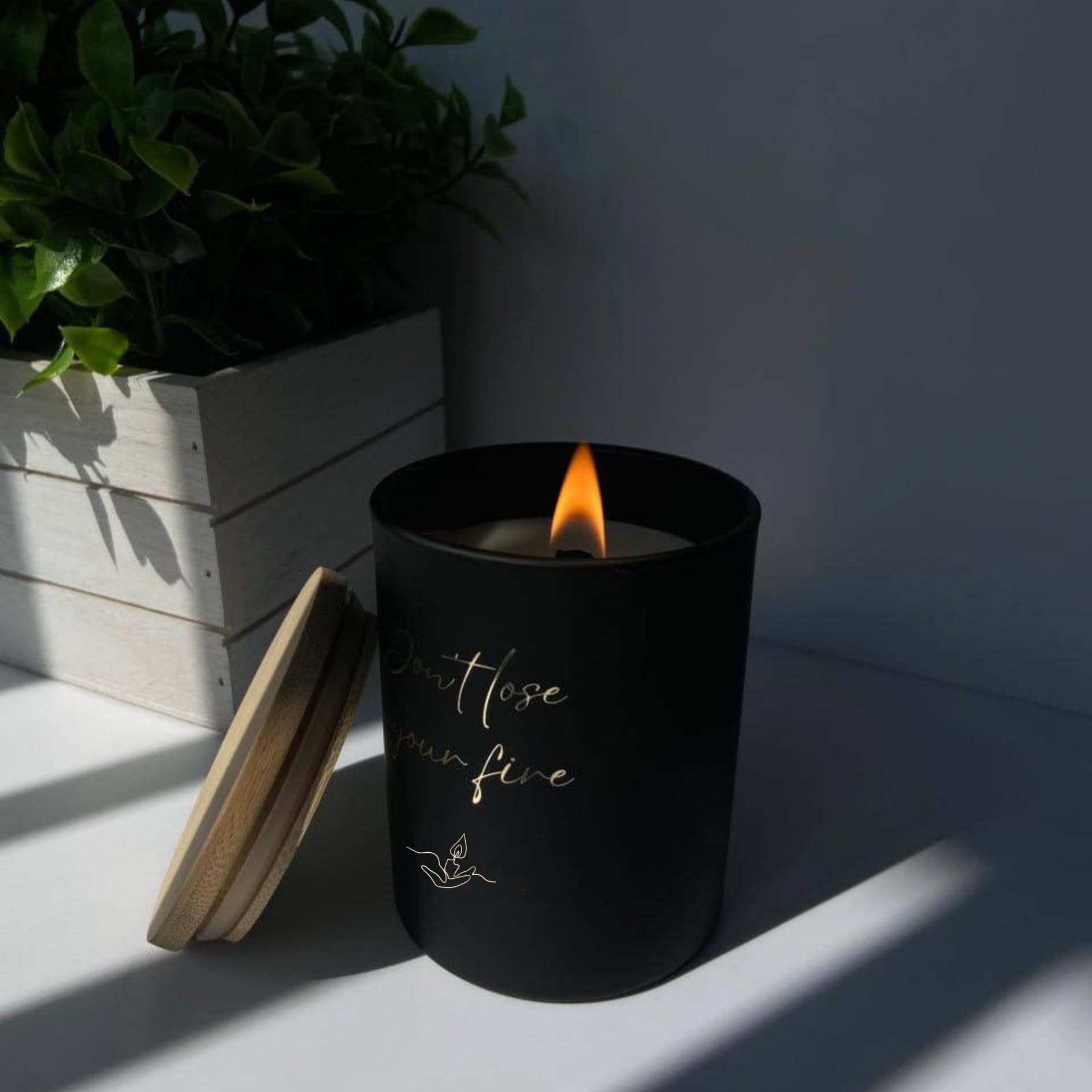 100% Natural Soy Wax Candle, Valentines Day Gifts for Women & Men, Candles for Home - AB Mystery