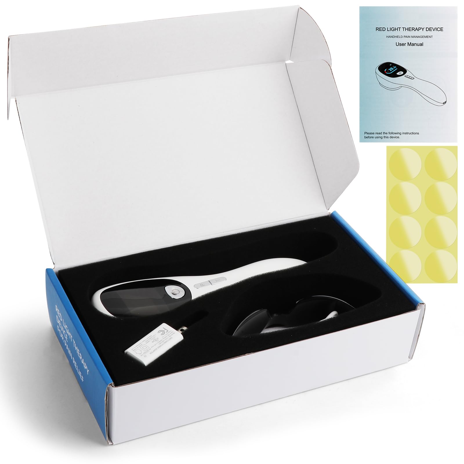 yofalo Cold Laser Human/Vet Device with LED Display Targets Joint and Muscles Directly - AB Mystery