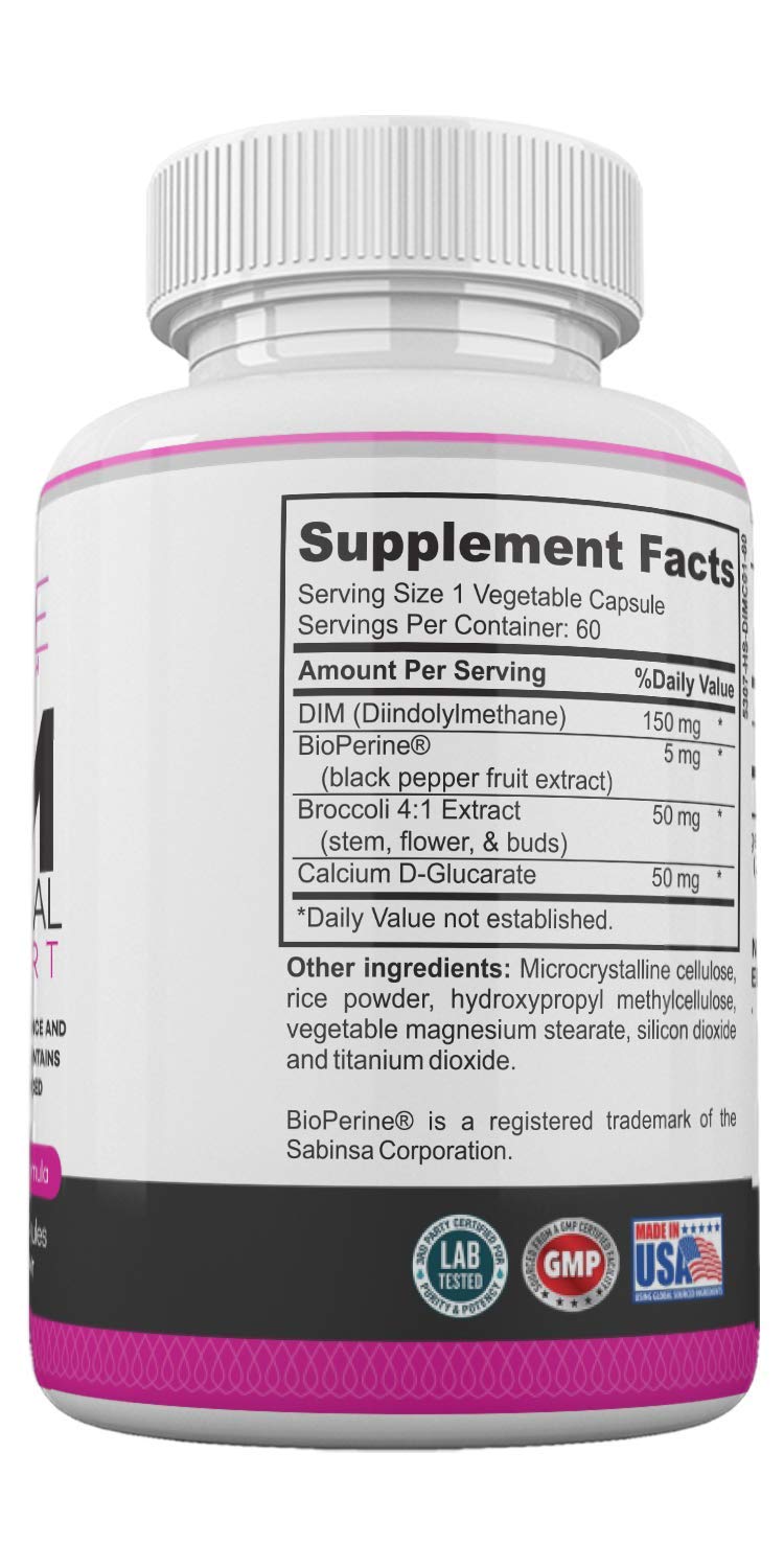 DIM Complex 150mg Hormonal Support Menopause Relief Supplement for Hot Flashes & Hormonal Acne - AB Mystery