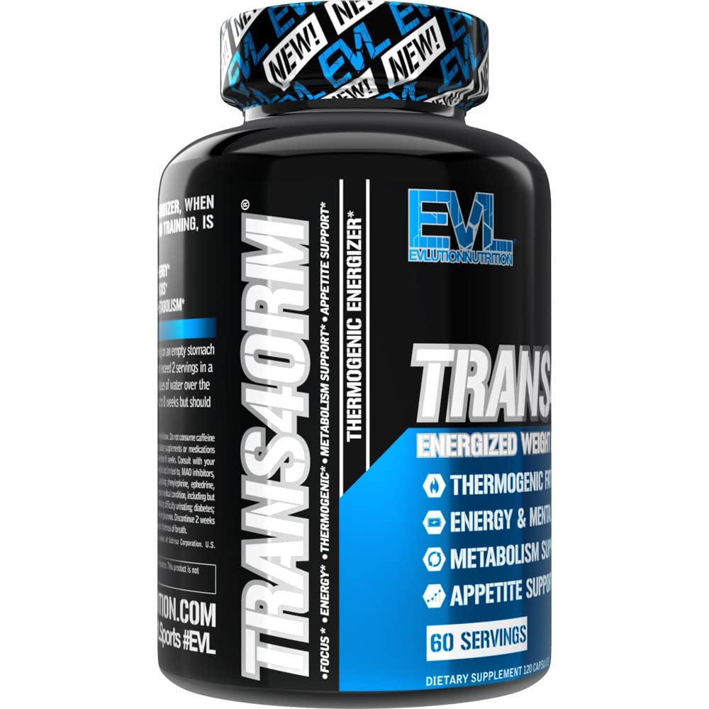 EVL Thermogenic Fat Burner Support - Fast Acting Weight Loss Energy and Appetite - AB Mystery