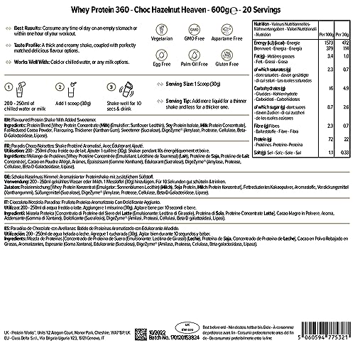 Protein Works - Whey Protein 360 | Premium Whey Shake | Whey Protein Powder Blend Protein Works