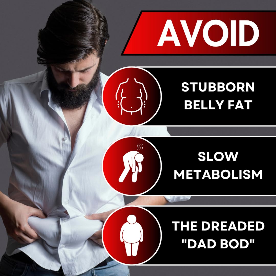 UNALTERED Belly Fat Burner for Men - Lose Belly Fat, Tighten Abs, Support Lean Muscle - AB Mystery