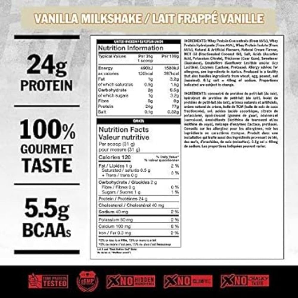 Mutant Pro – Triple Whey Protein Supplement – Time-Released for Enhanced Amino Acid Absorption Mutant