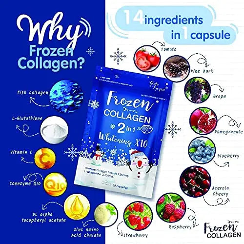 Frozen Collagen 2in1 Whitening X10 - AB Mystery