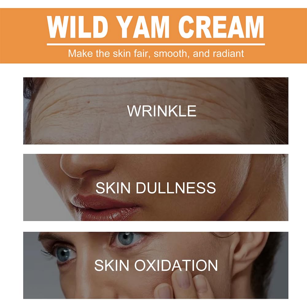 Wild Yam Cream,Anna's Wild Yam Cream for Hormone Balance,Wild Yam Root Cream Promoting Perimenopause - AB Mystery