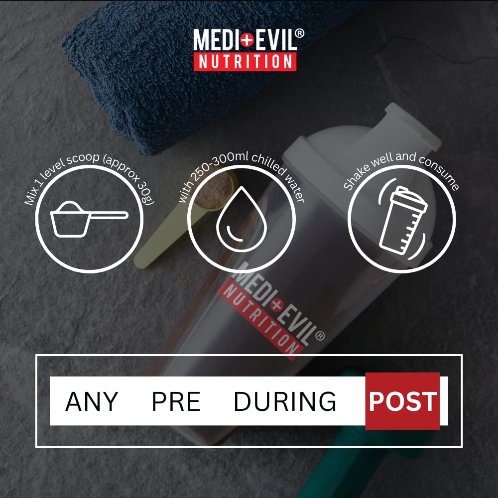 Medi-Evil Nutrition Whey Dynamic Protein, Triple Chocolate Flavour, 600g, 20 Servings Medi-Evil