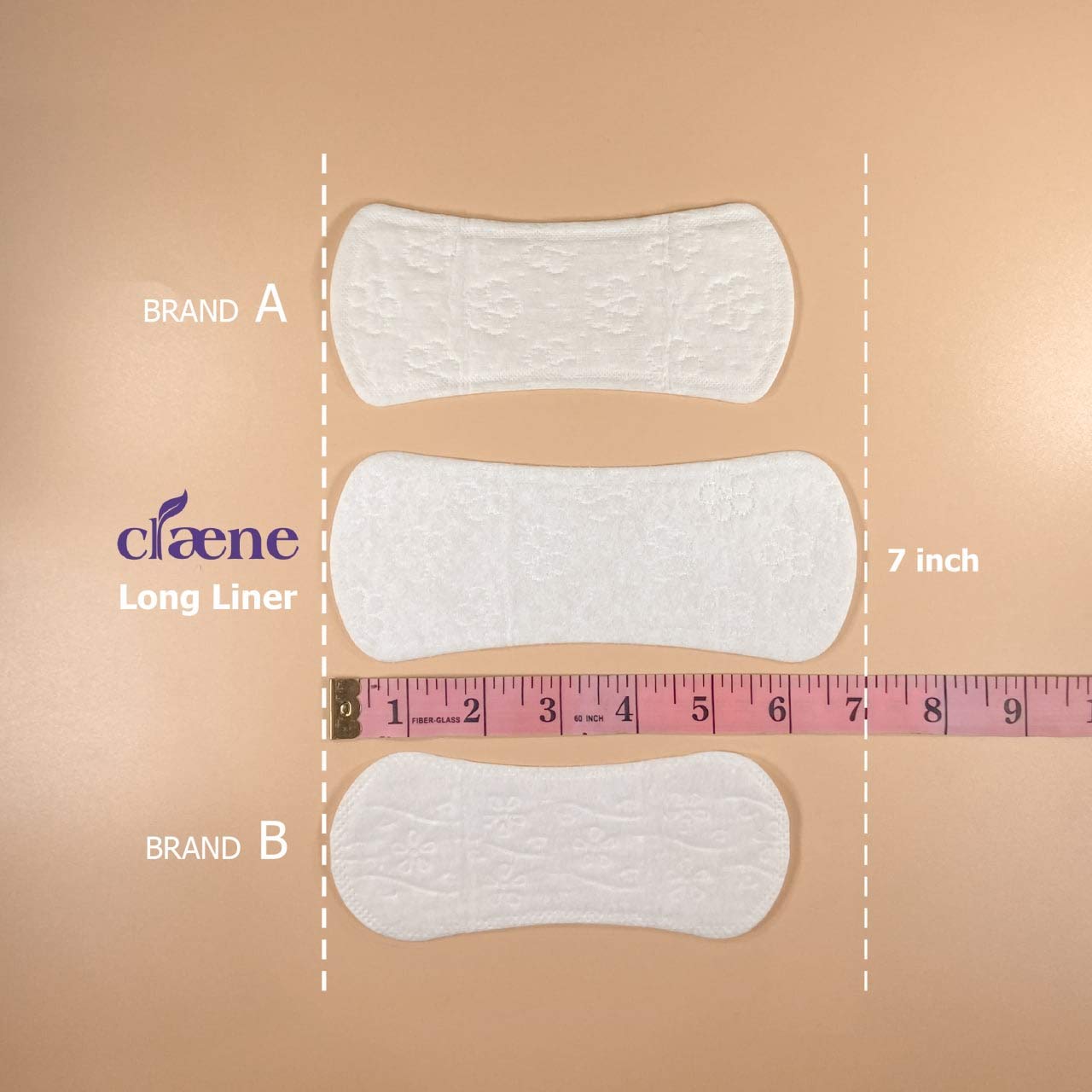 Claene Organic Cotton Panty Liners, Unscented, Thin, Cruelty-Free, Daily, Breathable Organic Panty - AB Mystery