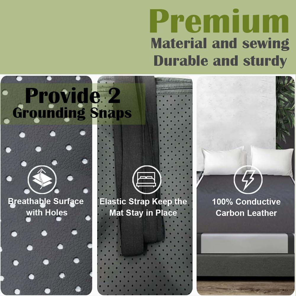 Grounding Mat for Sleeping, Grounding Sheet forBed, Earth Mat Connected for Pain Relief - AB Mystery