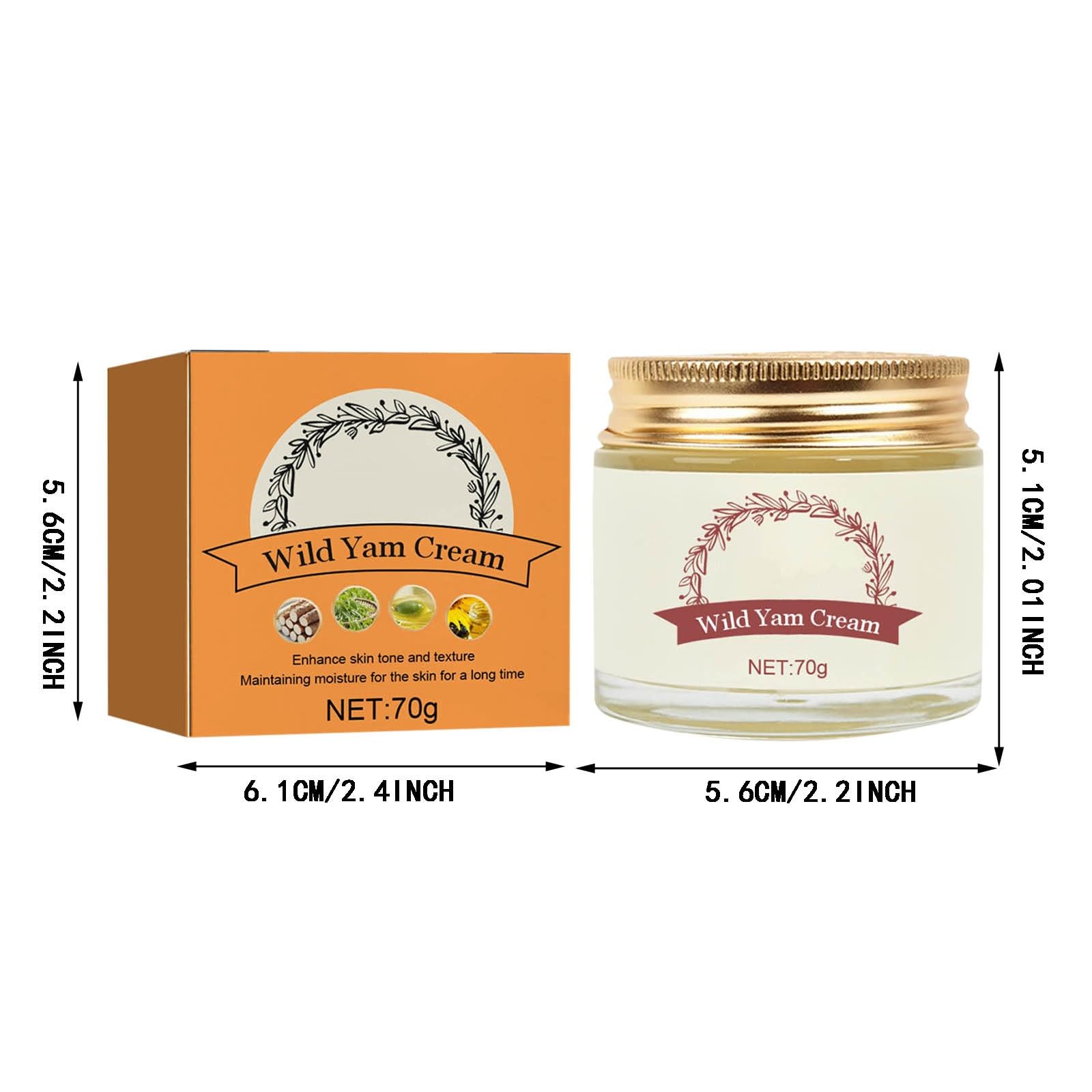 Zrayuler Wild Yam - Wild Yam Organic for Women,Wild Yam Organic Wild Yam Root Promoting Perimenopause - AB Mystery