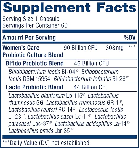 Renew Life Women's Probiotic Capsules, Supports pH Balance for Women, Vaginal - AB Mystery
