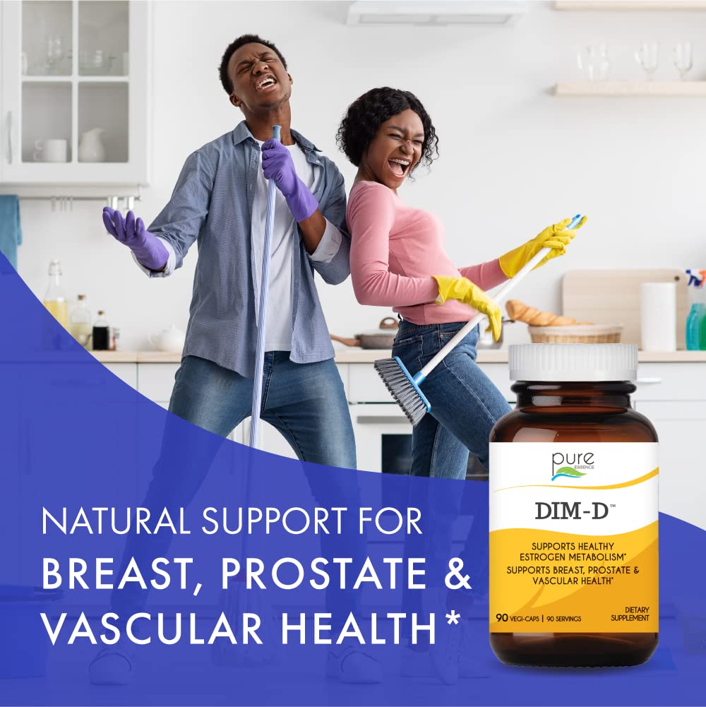 Dim D by Pure Essence - Natural Supplement for Estrogen Balance, Hormonal Acne, and Menopause - AB Mystery